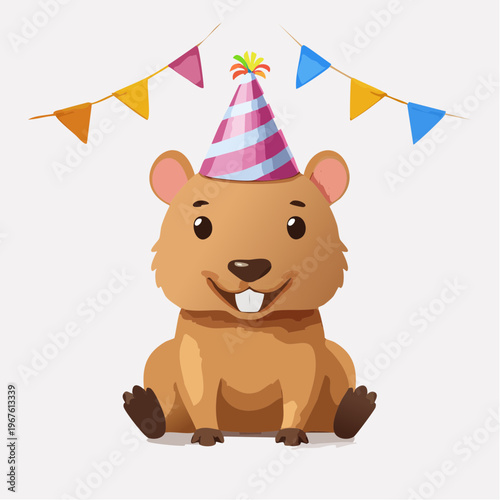 Kawaii-Stil - Niedlicher Capybara