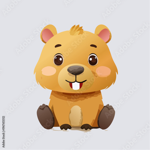 Kawaii-Stil - Niedlicher Capybara