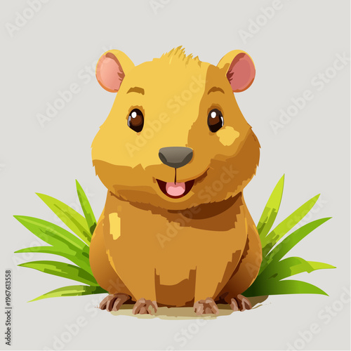 Kawaii-Stil - Niedlicher Capybara