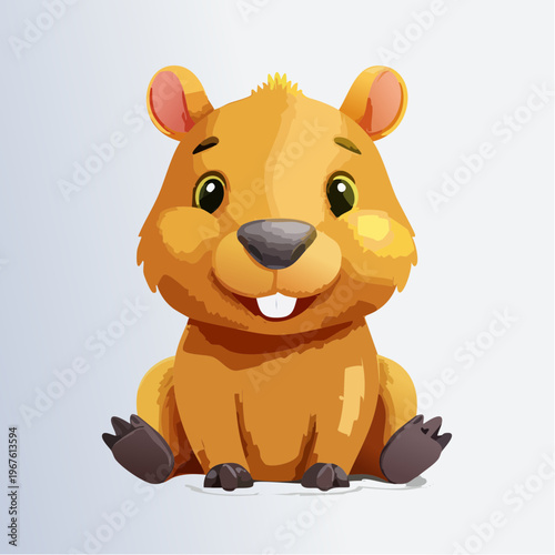 Kawaii-Stil - Niedlicher Capybara
