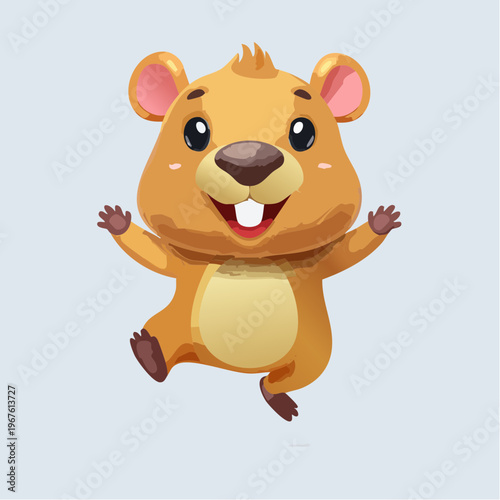Kawaii-Stil - Niedlicher Capybara