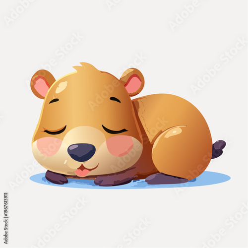 Kawaii-Stil - Niedlicher Capybara