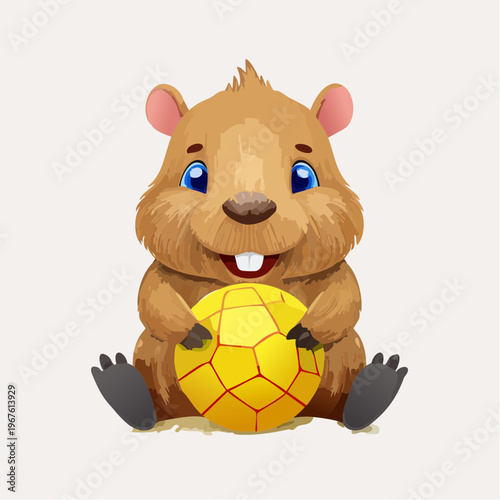 Kawaii-Stil - Niedlicher Capybara