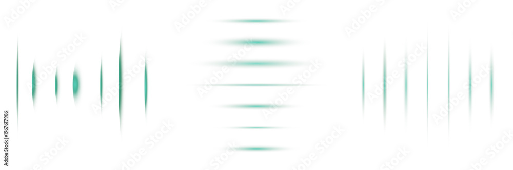 Obraz premium Abstract Teal Sound Wave Pattern for Digital Audio Editing and Music Production Software
