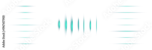 Abstract Cyan Digital Audio Waveform, Sound Frequency Visualization for Music Production