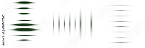 Abstract Sound Wave Visualizer Elements for Podcast and Audio Editing