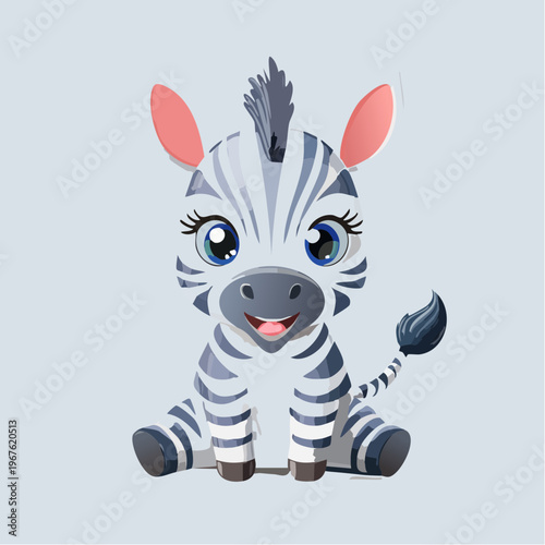 Niedliches Zebra