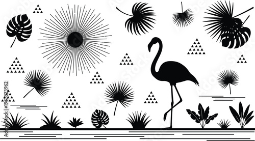 Set of Professional Captain and Pilot Silhouette Vector Icons Featuring Various Poses Like Saluting Walking Pointing Holding Briefcase and Using Phone for Travel Design