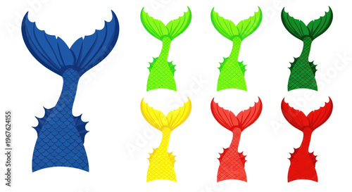 Colorful Mermaid Tails Collection