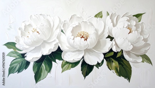 flower, spring, nature, bouquet, white, blossom, beauty, peony, floral, petal, leaf, closeup, flora, painting, wall art, watercolor, oil, artist, beautiful, bloom