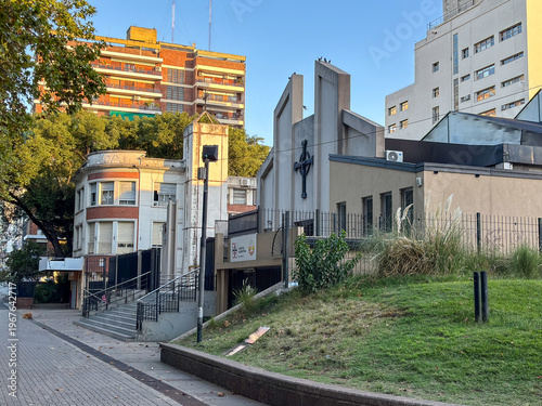 Former Automovil Club Argentino headquarters and Cathedral in San Martin