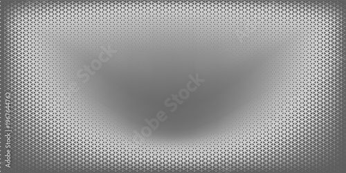 Geometric pattern of black diamonds on a white background.Seamless in one direction.Long fade out.The radial transformation method.