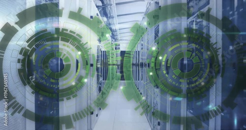 Animation of scopes with data processing over computer servers