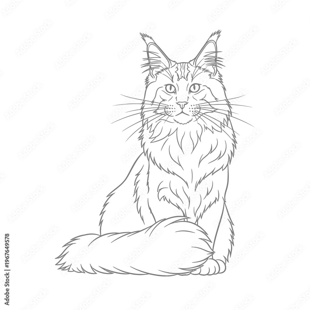 Obraz premium Artistic illustration of a lynx's ears, perfect for design projects and logos.