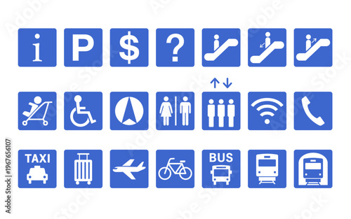 Map icons wayfinding signage floorplan