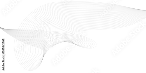Undulate Grey Wave Swirl, frequency sound wave, twisted curve lines with blend effect.