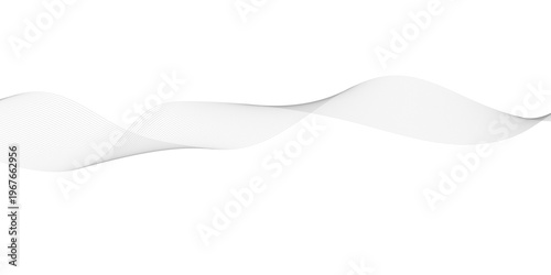 Modern abstract glowing wave lines on white background. Dynamic flowing wave design element. Futuristic technology and sound wave pattern. Abstract Modern Line, Wave Designed On white Background.