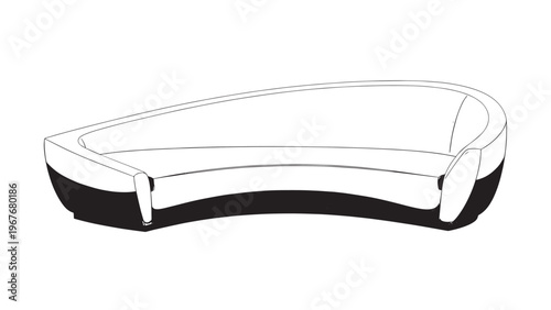 Modern White Sofa with Elegant Design for Living Room Decor.