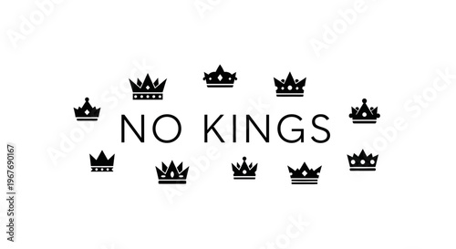 Black crowns and text on white.