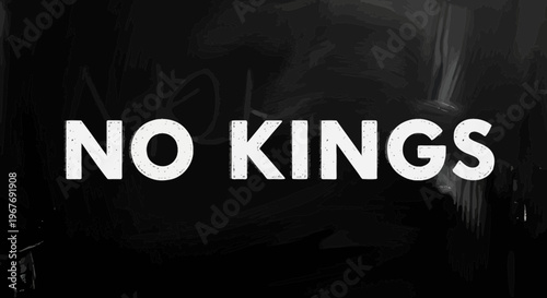 No Kings Protest Sign Message 1.