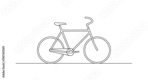 Modern bicycle design in motion.