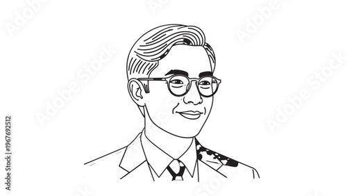 Portrait of a professional woman with glasses and short hair, wearing a blazer and smiling confidently.