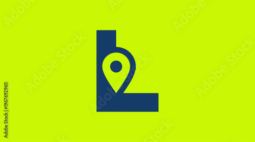 Location Icon Logo Design.