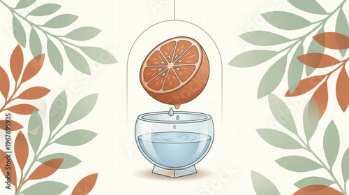 Fresh Apple Cider Vinegar Concept