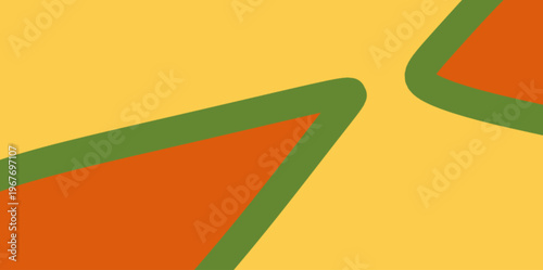 Abstract geometric organic shape background. Modern abstract vector illustration background featuring sharp organic shapes and earthy colors for creative minimalist design projects and web banners.