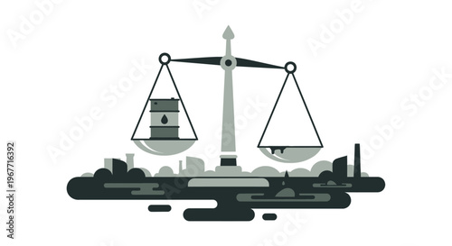 Scales of justice with money. Vector Illustrations. EPS Editable