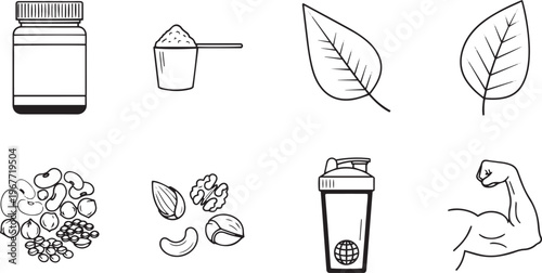 Vegan protein powder natural plant based nutrition for muscle recovery health