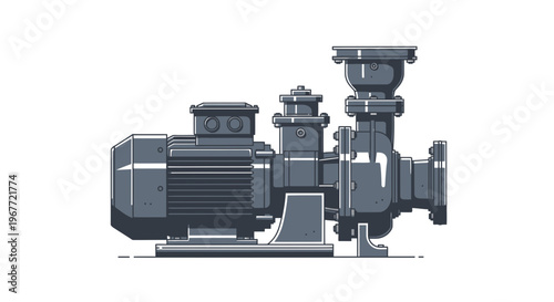 Industrial Centrifugal Pump Machine for Fluid Transfer Systems