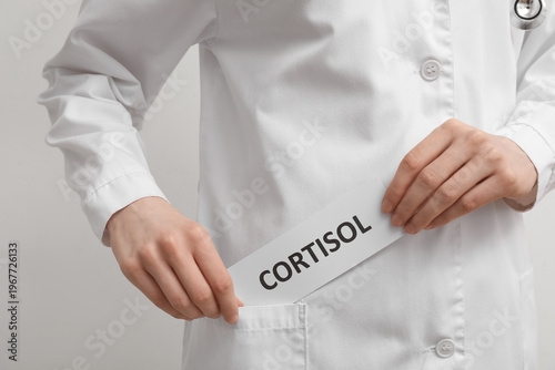Female doctor with word COR...