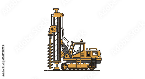 Industrial Drilling Rig Machine for Foundation and Soil Exploration