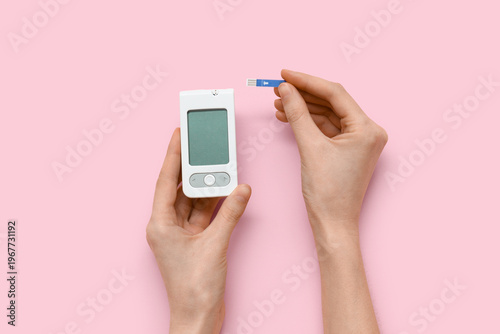 Female hands with digital g...