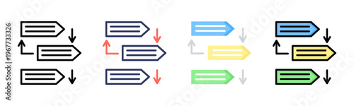 Prioritize icon sheet multiple style collection