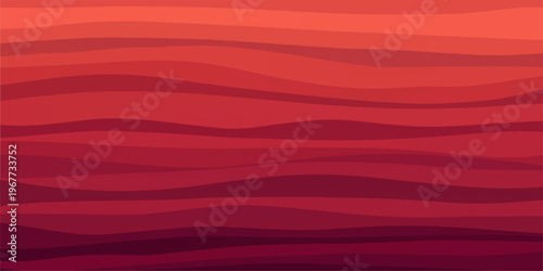 An abstract red silk background features a smooth flowing wave design with soft satin texture and elegant light lines for a modern motion art backdrop