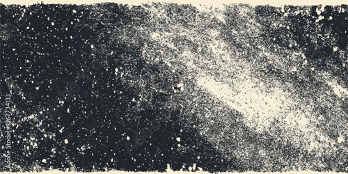 Abstract black and white background of cold liquid water drops splashing on a frozen surface with a blue winter frost texture and nature wave pattern