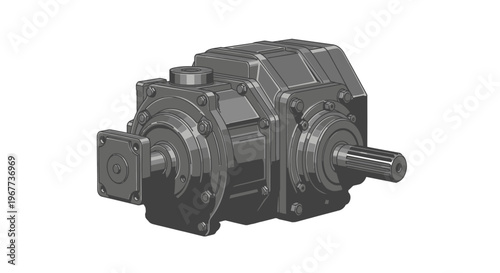 Industrial Gearbox Component for Mechanical Power Transmission Systems