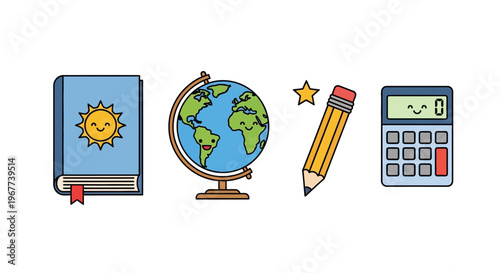 School supplies and education tools.