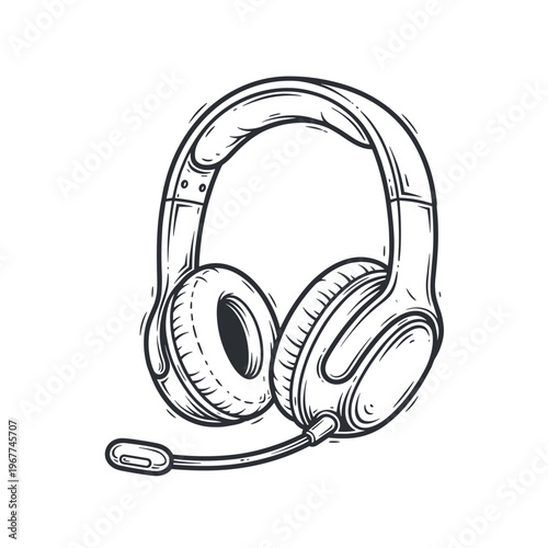 Vector Pinocut Professional headset with microphone, ideal for communication and sound.