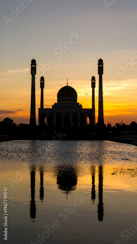 Sunset Serenity at the Mosque
