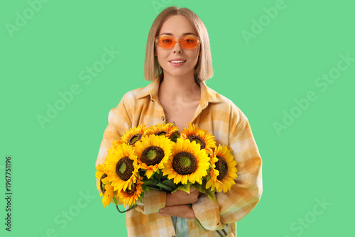 Beautiful young happy woman...