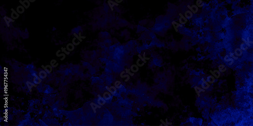 Blue smoke in dark background. Texture and desktop picture. blue texture with colorful smoke, decorative and blurry and grunge blue paper texture, Colorful blue textures for making flyer and poster.	