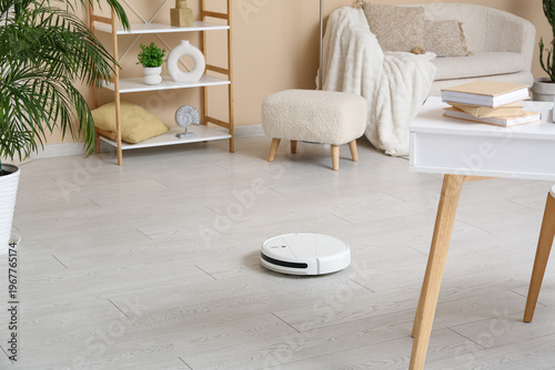Modern robot vacuum cleaner...