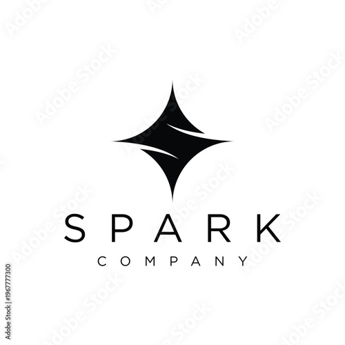 initial letter s spark logo design inspiration