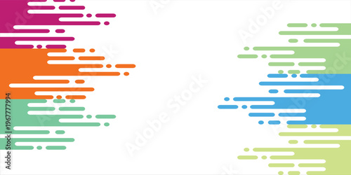 Naive playful abstract shapes in doodle grunge style in multi colored. Squiggles, circles, asterisk, infinity sign, dots and wavy bold lines.