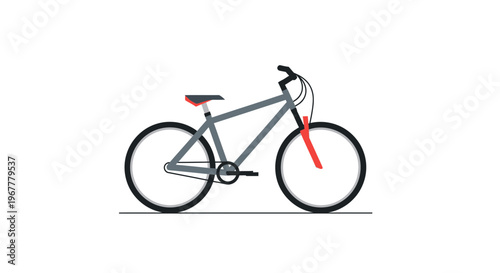 Modern Bicycle Illustration