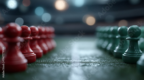 Chess Piece Confrontation: ...