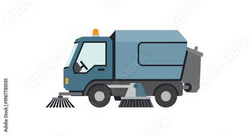 Street Sweeper Truck - Urban Cleaning Vehicle
